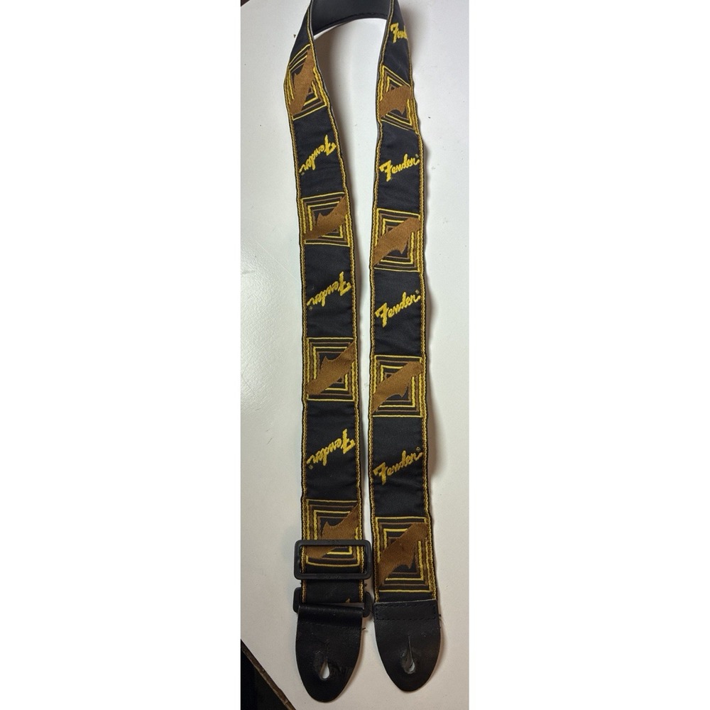 Vintage Fender Monogram/Legacy Guitar Strap Embroidered (RA20)